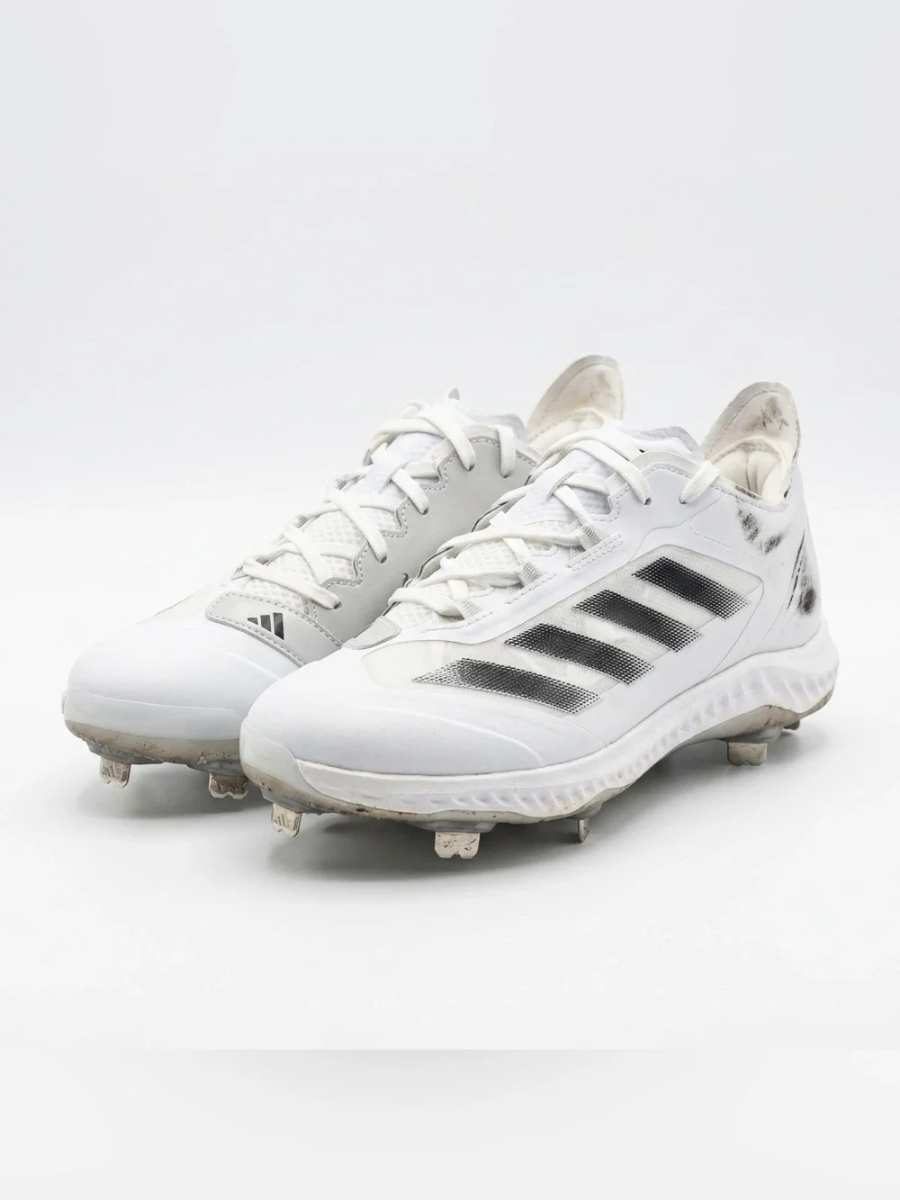 Adidas Adizero Impact TPU Baseball Cleats White Gray IF3355 Men's Size 6.5